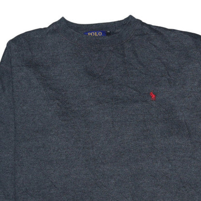Mens UK Size M Ralph Lauren Grey Pullover Sweatshirt