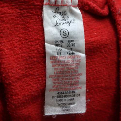 Womens UK Size S Disney Red Pullover Sweatshirt