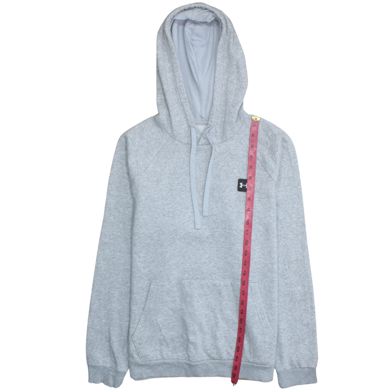 Mens UK Size M Under armour Grey Pullover Hoodie