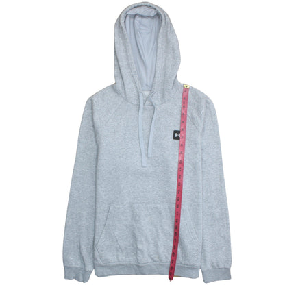 Mens UK Size M Under armour Grey Pullover Hoodie