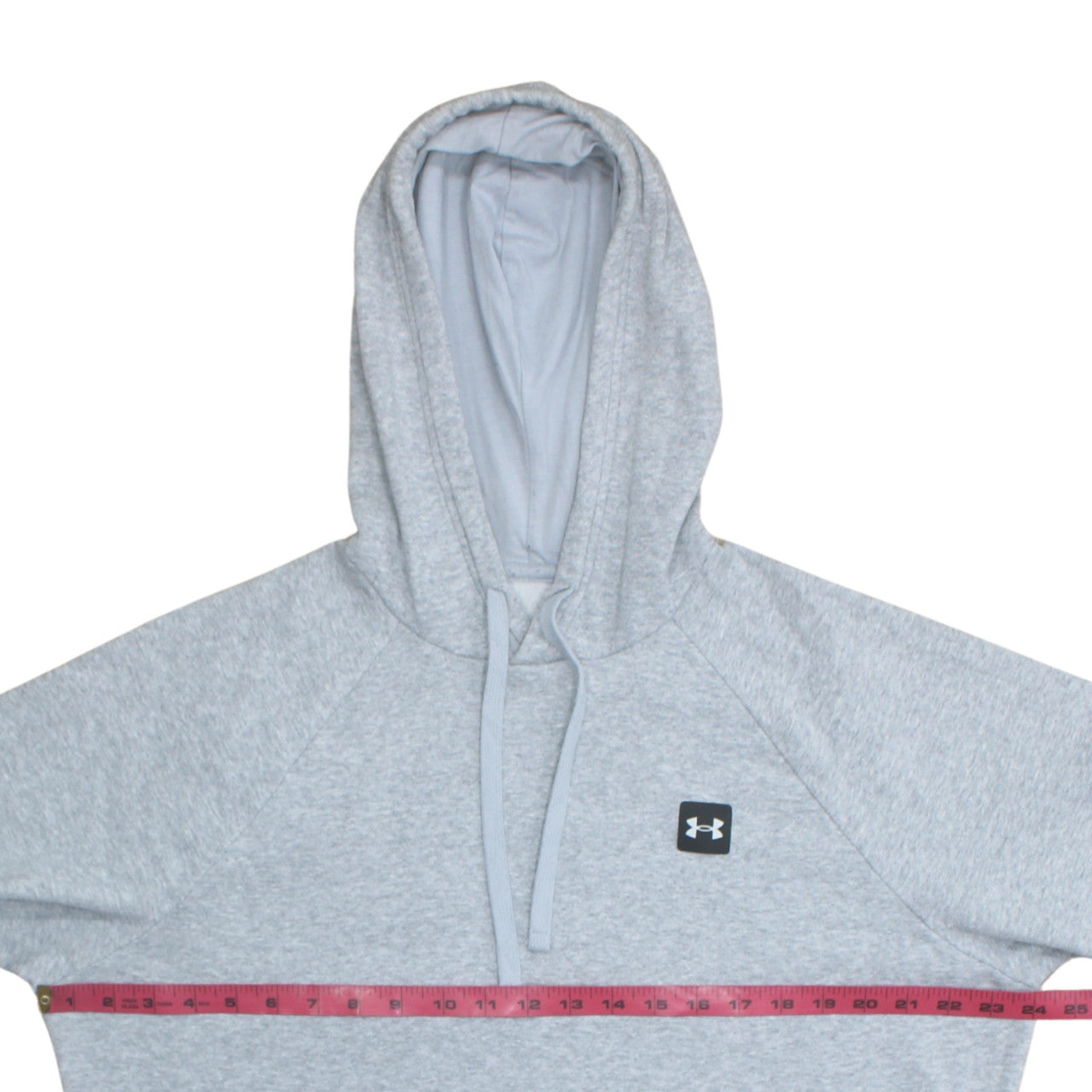 Mens UK Size M Under armour Grey Pullover Hoodie