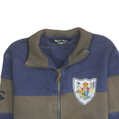 Mens UK Size M Canterbury Blue Bomber Jacket