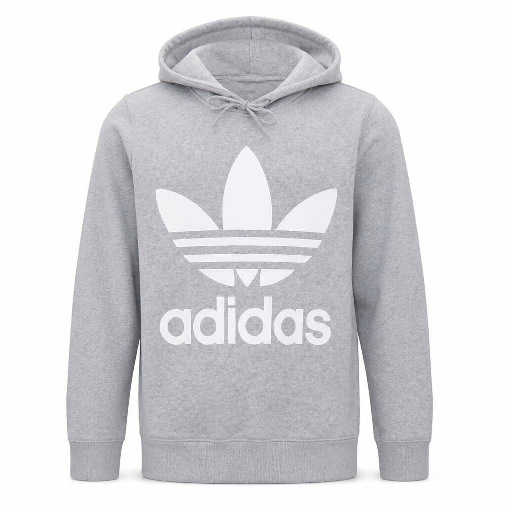 Mens UK Size M adidas Grey Pullover Hoodie
