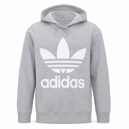 Mens UK Size M adidas Grey Pullover Hoodie