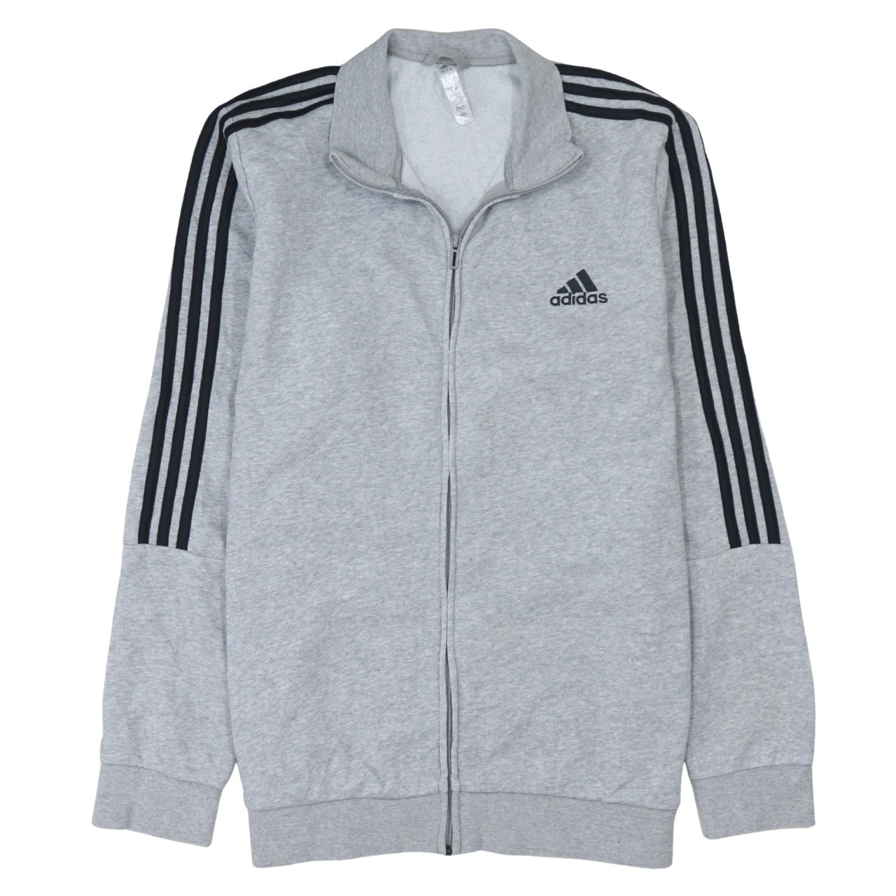 Mens UK Size L adidas Grey Full Zip Sweatshirt