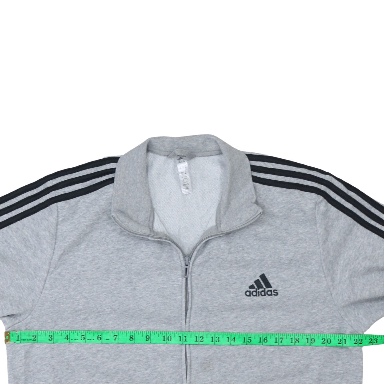 Mens UK Size L adidas Grey Full Zip Sweatshirt