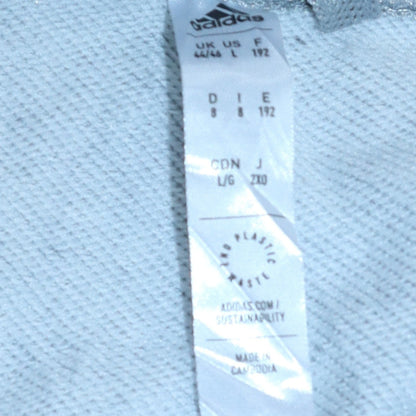 Mens UK Size L adidas Grey Full Zip Sweatshirt