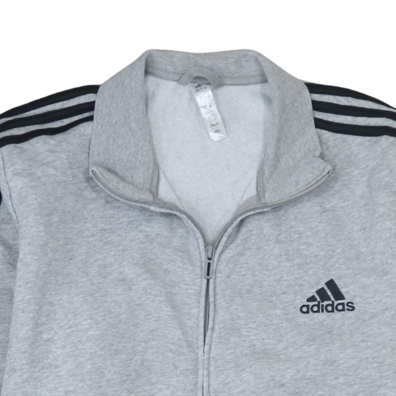 Mens UK Size L adidas Grey Full Zip Sweatshirt
