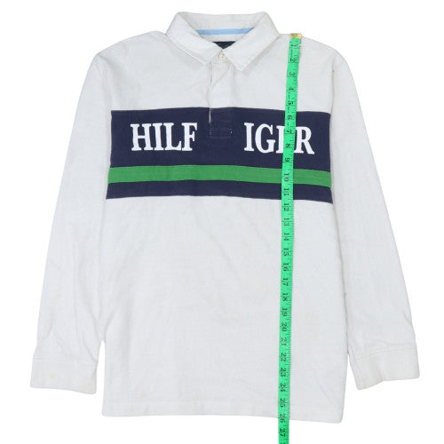 Teens UK Size XL Tommy Hilfiger White Pullover Sweatshirt