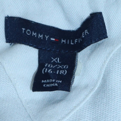 Teens UK Size XL Tommy Hilfiger White Pullover Sweatshirt