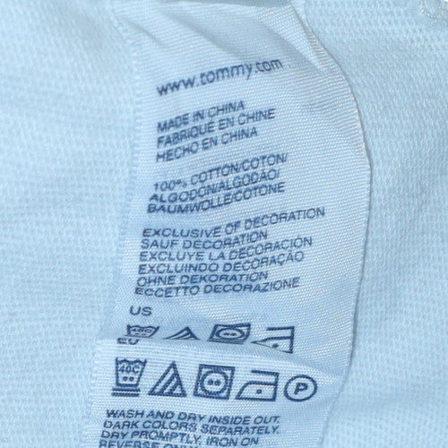 Teens UK Size XL Tommy Hilfiger White Pullover Sweatshirt