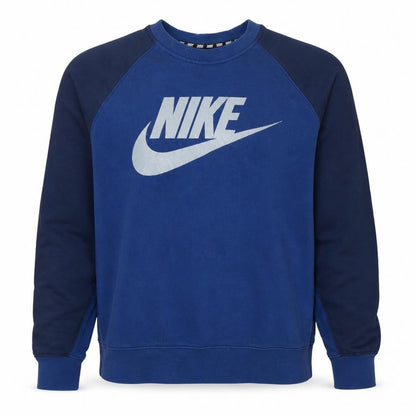 Mens UK Size L Nike Blue Pullover Sweatshirt