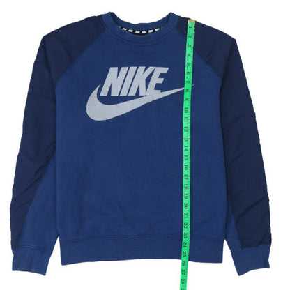 Mens UK Size L Nike Blue Pullover Sweatshirt