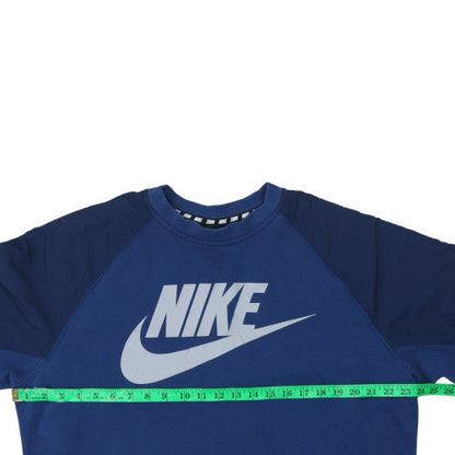 Mens UK Size L Nike Blue Pullover Sweatshirt