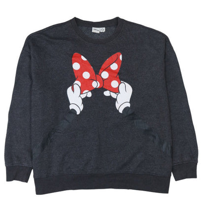 Womens UK Size 2XL Disney Grey Pullover Sweatshirt