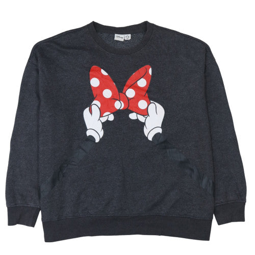 Womens UK Size 2XL Disney Grey Pullover Sweatshirt