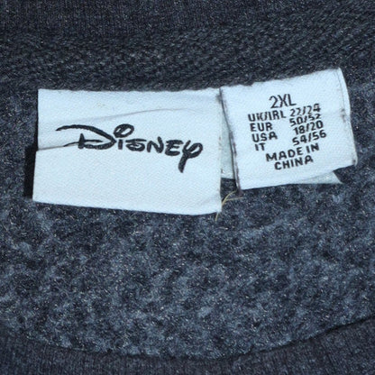 Womens UK Size 2XL Disney Grey Pullover Sweatshirt