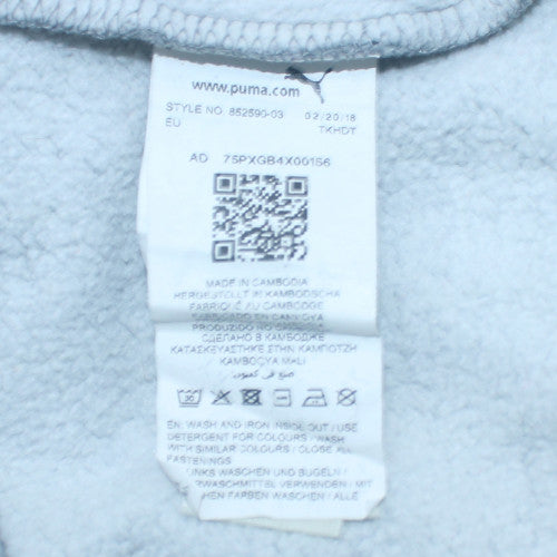 Mens UK Size S PUMA Grey Full Zip Sweatshirt