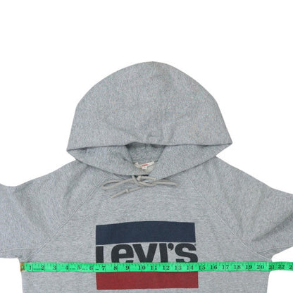 Mens UK Size M Levi's Grey Pullover Hoodie