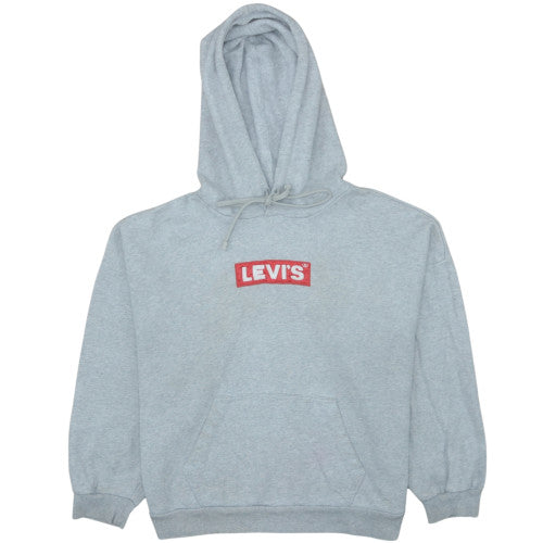 Mens UK Size L Levi's Grey Pullover Hoodie