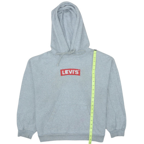 Mens UK Size L Levi's Grey Pullover Hoodie
