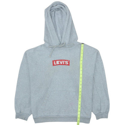 Mens UK Size L Levi's Grey Pullover Hoodie