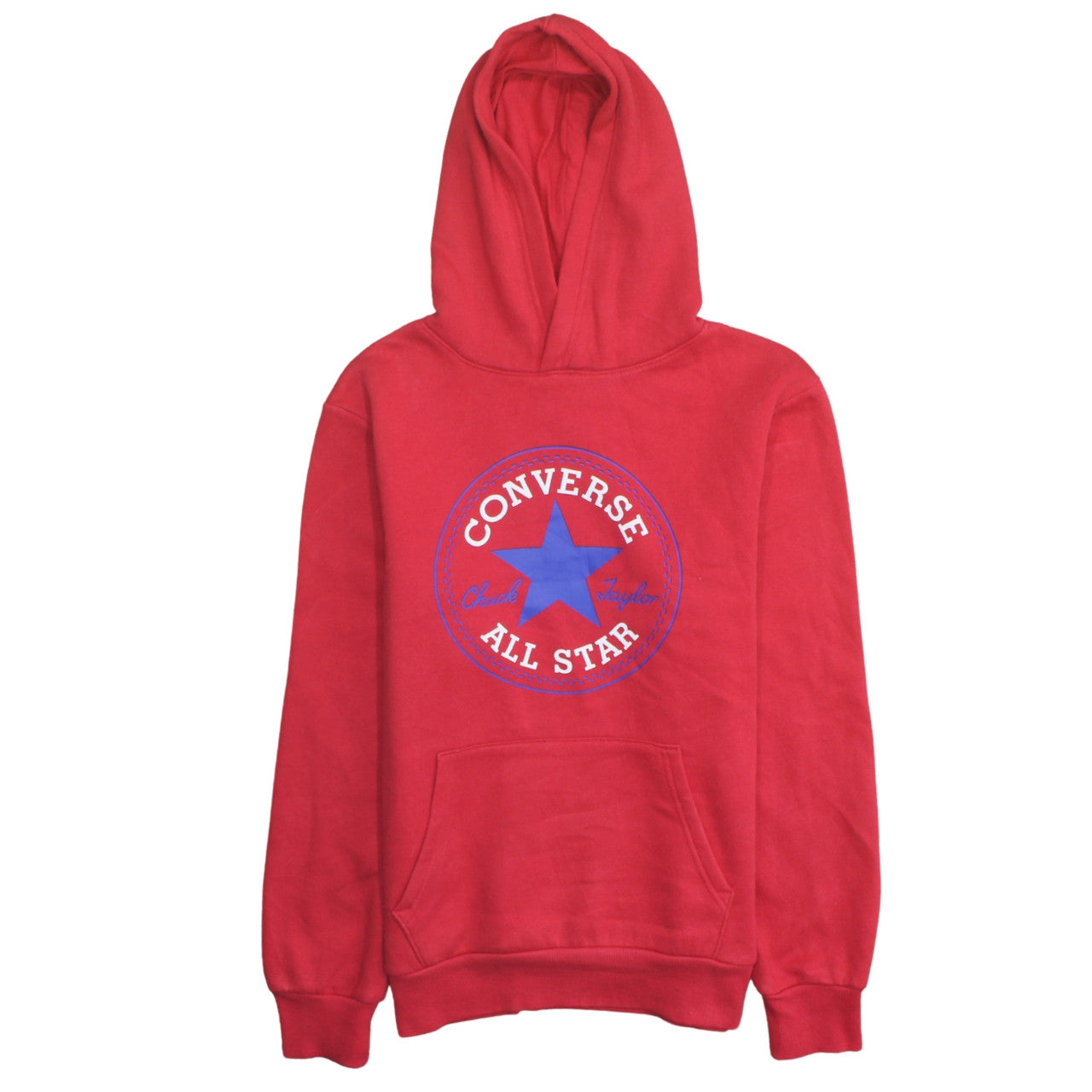 Teens UK Size M Converse Red Pullover Hoodie