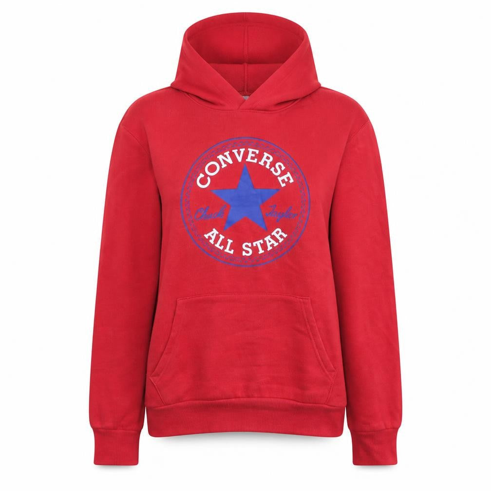 Teens UK Size M Converse Red Pullover Hoodie