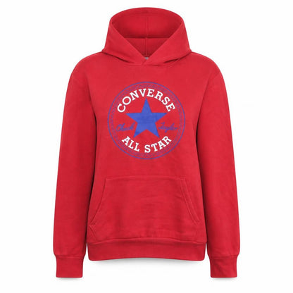 Teens UK Size M Converse Red Pullover Hoodie