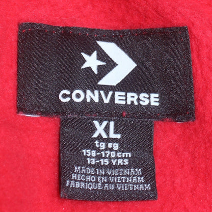Teens UK Size M Converse Red Pullover Hoodie