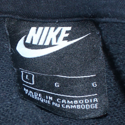 Mens UK Size L Nike Black Pullover Hoodie