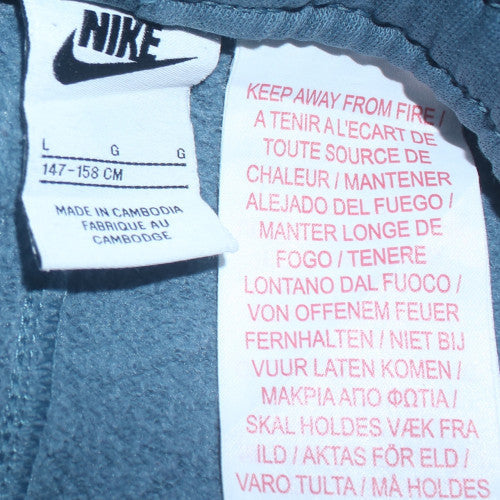 Teenss UK Size L Nike Regular Fit Jogger Blue Trousers