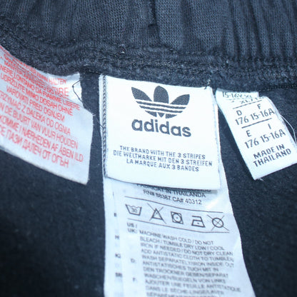 Adidas Girls Black Jogger Sweatpants 15-16 Years Cotton Blend Fleece