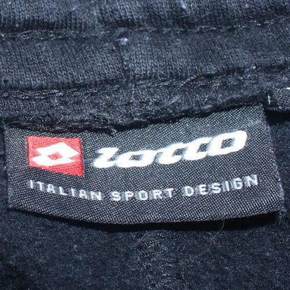 Mens UK Size M Lotto Regular Fit Jogger Black Trousers
