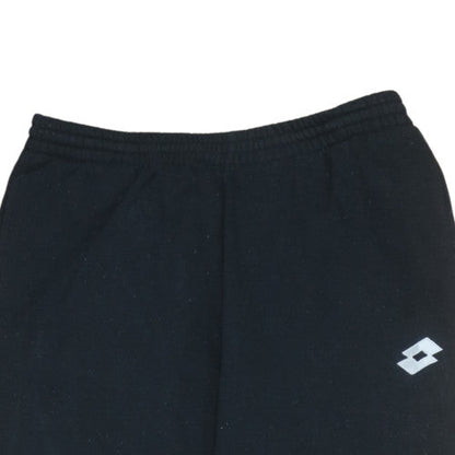 Mens UK Size M Lotto Regular Fit Jogger Black Trousers