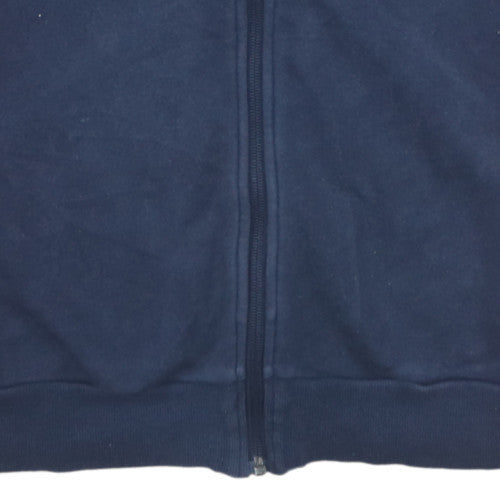 Womens UK Size L adidas Blue Full Zip Hoodie