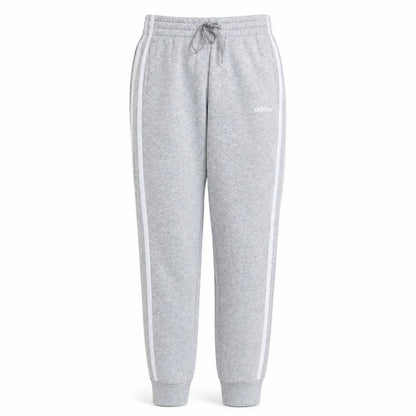 Front view of Adidas women’s grey xs jogger sweatpants with drawstring waist
