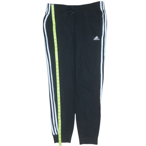 Womens UK Size M adidas Regular Fit Jogger Black Trousers