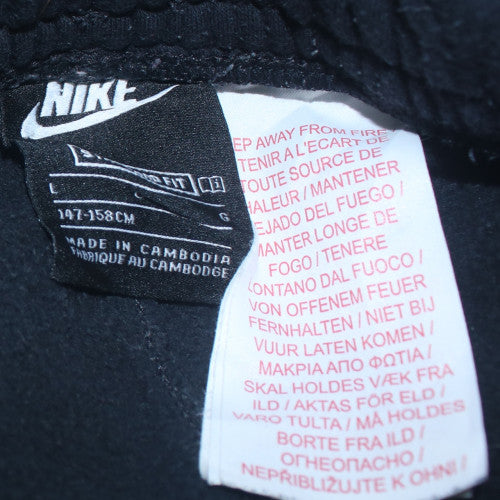 Womens UK Size 158 Nike Regular Fit Jogger Black Trousers