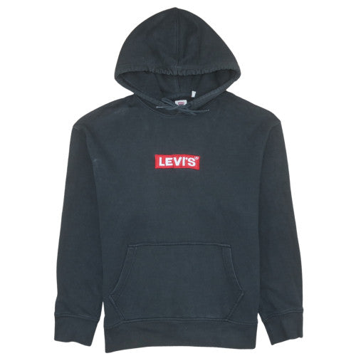 Mens UK Size M Levi's Black Pullover Hoodie