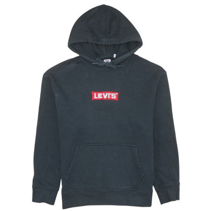 Mens UK Size M Levi's Black Pullover Hoodie