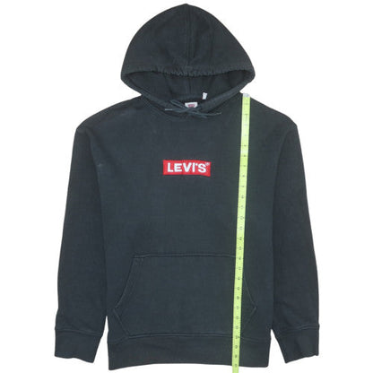 Mens UK Size M Levi's Black Pullover Hoodie