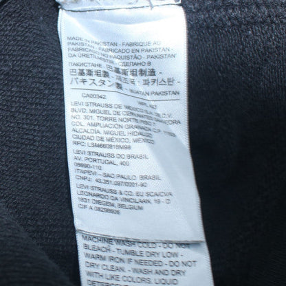 Mens UK Size M Levi's Black Pullover Hoodie