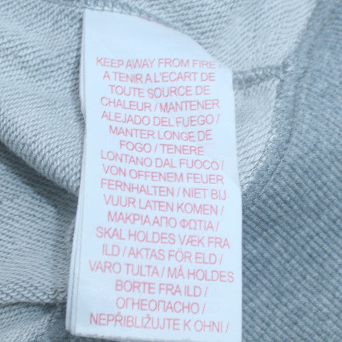 Teens UK Size L Nike Grey Full Zip Hoodie