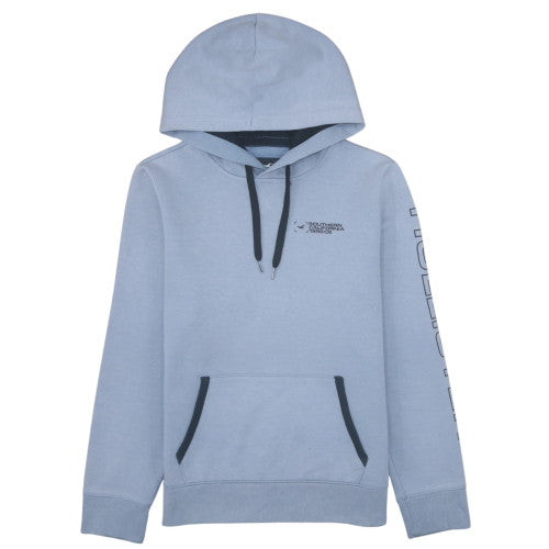 Mens UK Size M Hollister Blue Pullover Hoodie