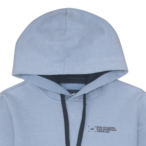 Mens UK Size M Hollister Blue Pullover Hoodie
