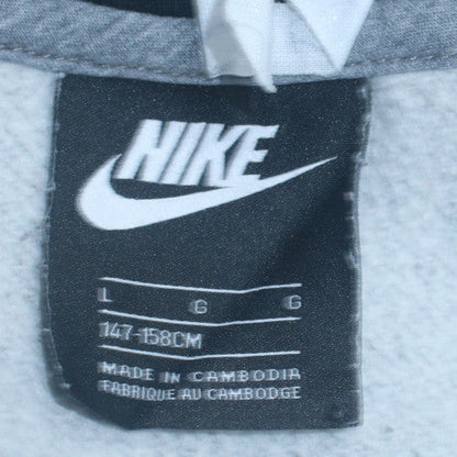 Teens UK Size L Nike Grey Full Zip Hoodie