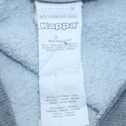 Boys UK Size 14 Years Kappa Grey Pullover Hoodie