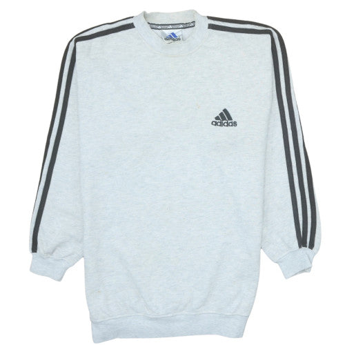 Mens UK Size L adidas Grey Pullover Sweatshirt