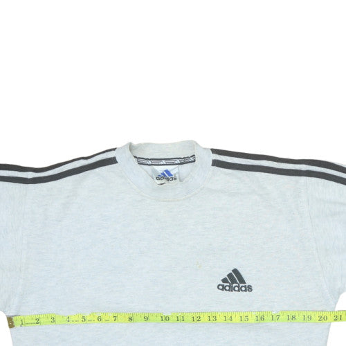Mens UK Size L adidas Grey Pullover Sweatshirt